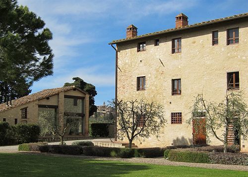 Вилла Fattoria Abbazia Monte Oliveto Сан-Джиминьяно Экстерьер фото