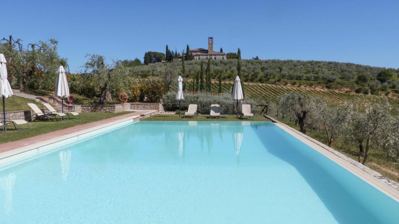 Вилла Fattoria Abbazia Monte Oliveto Сан-Джиминьяно Экстерьер фото
